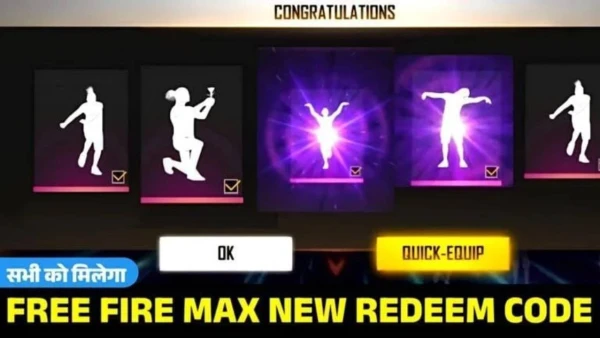Free Fire Max Redeem Code : फ्री फायर खेलने वालों के लिए नया रिडीम कोड मिलेगा ढेर सारे इमोट बंडल